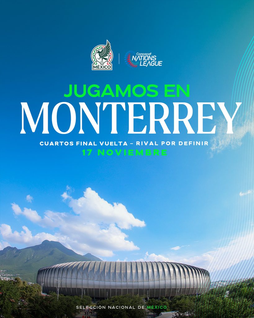 Confirman partido del Tri en Monterrey
