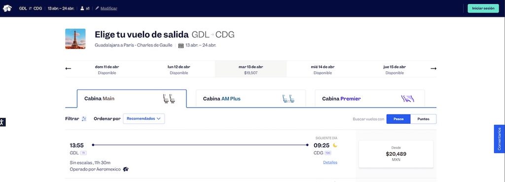 Te decimos cuánto cuesta volar a París desde Guadalajara
