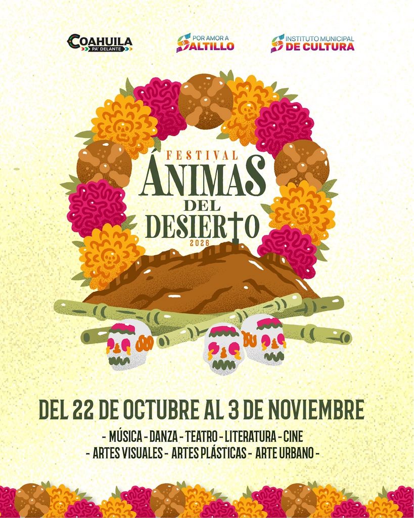 Qué hacer en Saltillo en Día de Muertos: Agenda del Festival Ánimas del Desierto