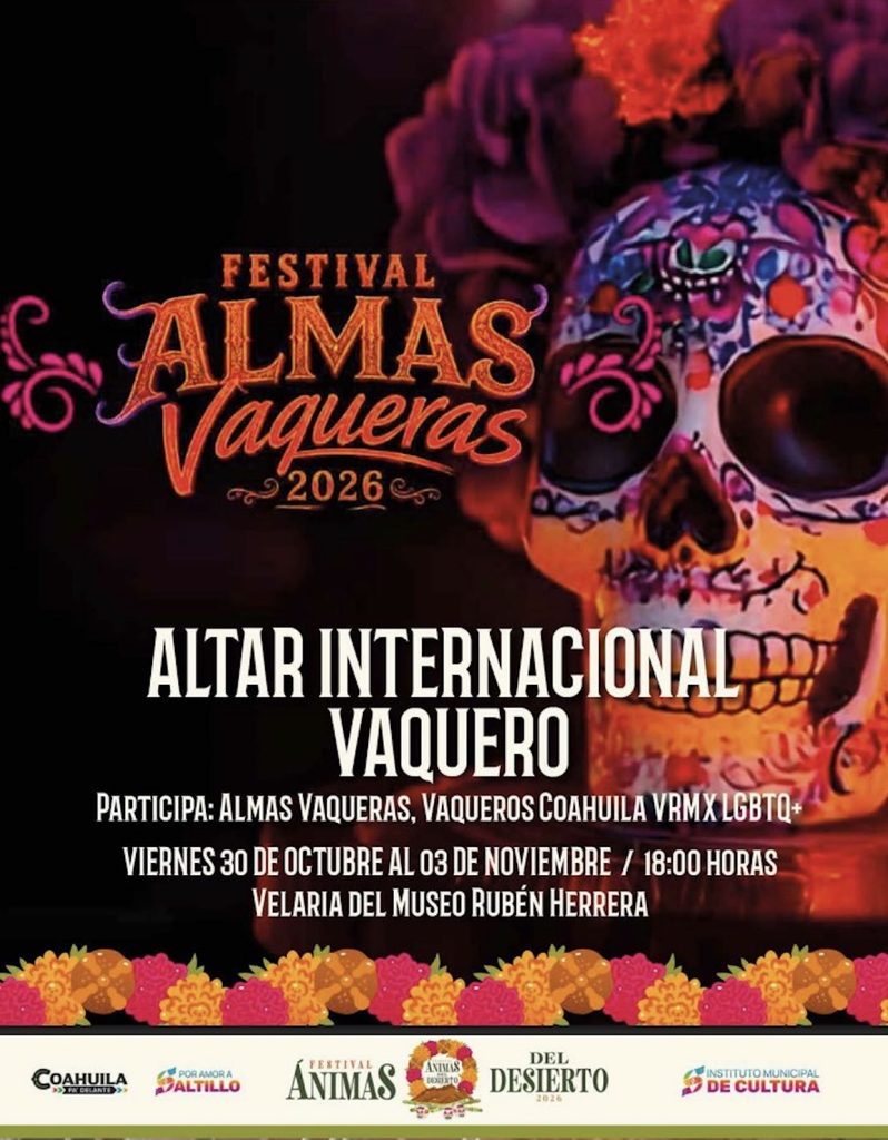 Agenda Saltillo: altares, teatro y eventos de Día de Muertos