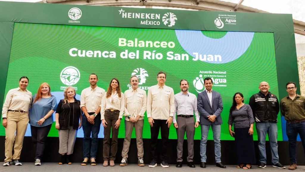 Heineken alcanza balance hídrico en Monterrey. Foto: HEINEKEN México en Instagram