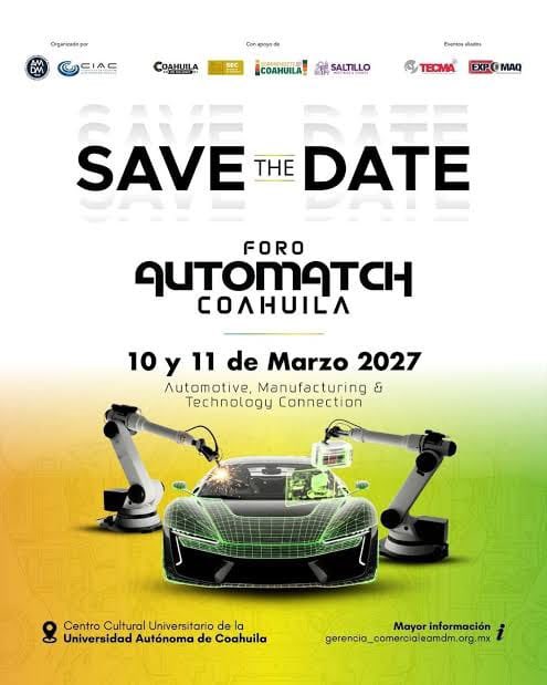 Automatch Coahuila 2027 llegará a Arteaga en marzo