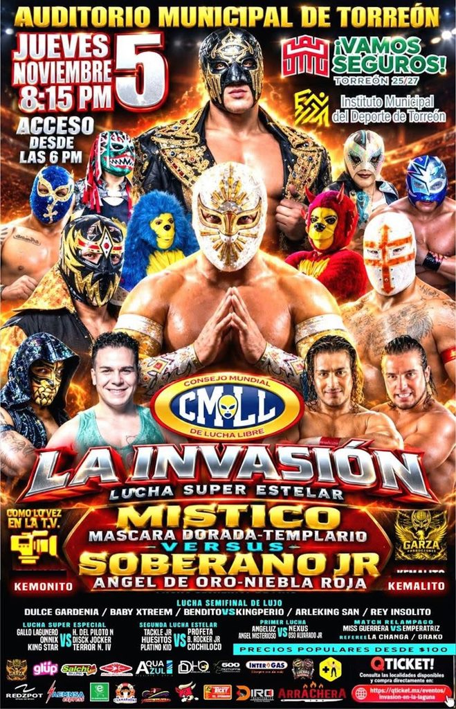 Místico en Torreón: Fecha, horario y cartelera completa de La Invasión