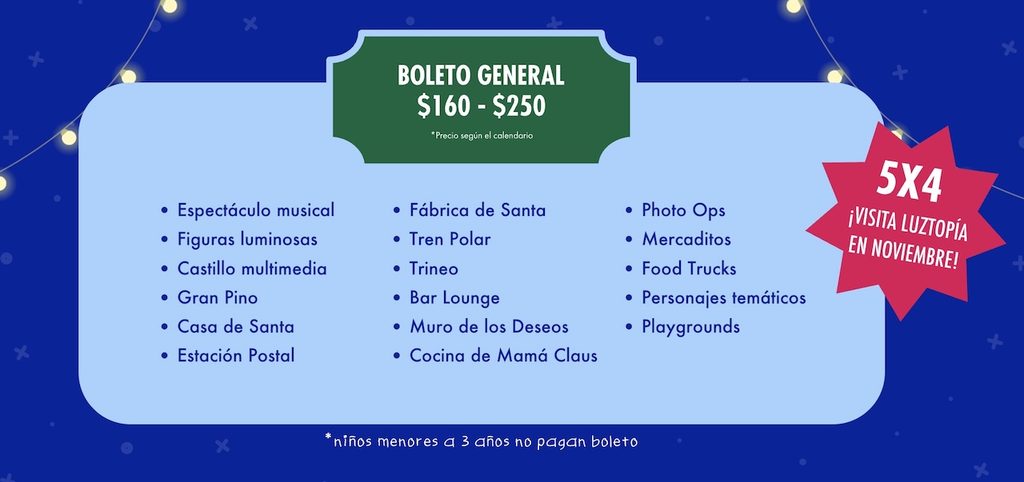 Boletos para Luztopía 2026: Precios y dónde comprarlos