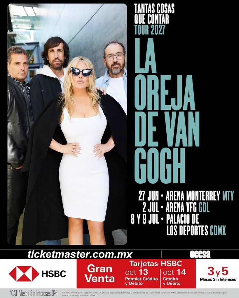 Amaia Montero regresa a México con La Oreja de Van Gogh