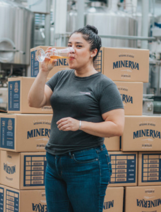 Liliana González maestra cervecera cerveza minerva 1