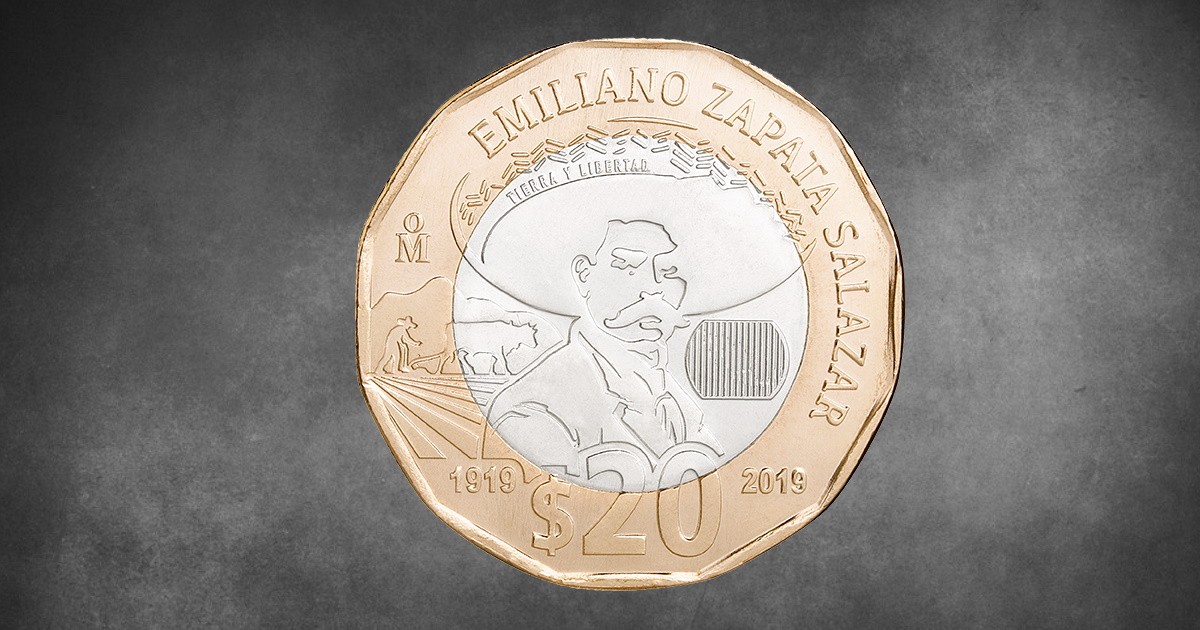 Nueva moneda 20 pesos Banxico